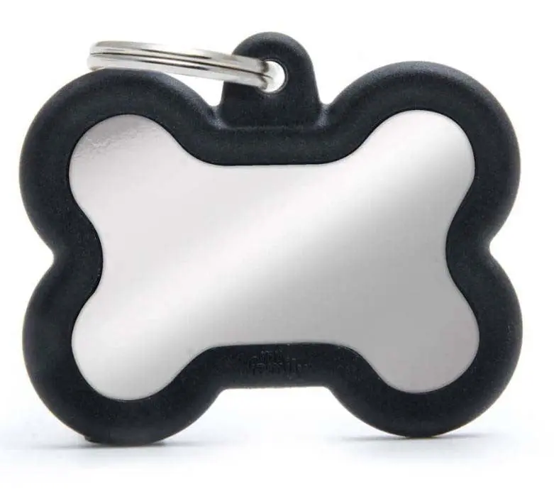 MY FAMILY Hushtag Medalion cauciuc pt. gravat,placuta alama cromata,Os 4,1x3,3cm