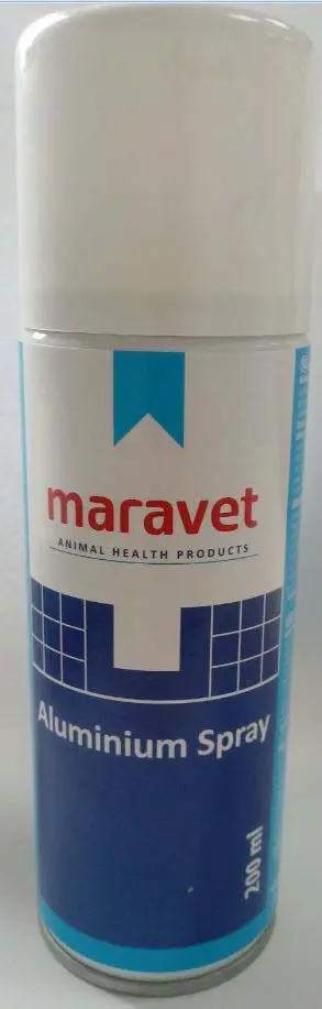 MARAVET Aluminium spray pentru protejarea ranilor la caini, pisici, pasari 200ml