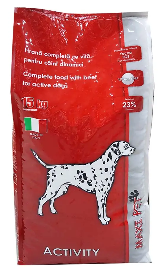 MAXI PET ACTIVITY Hrana uscata pentru caini adulti, cu Vita
