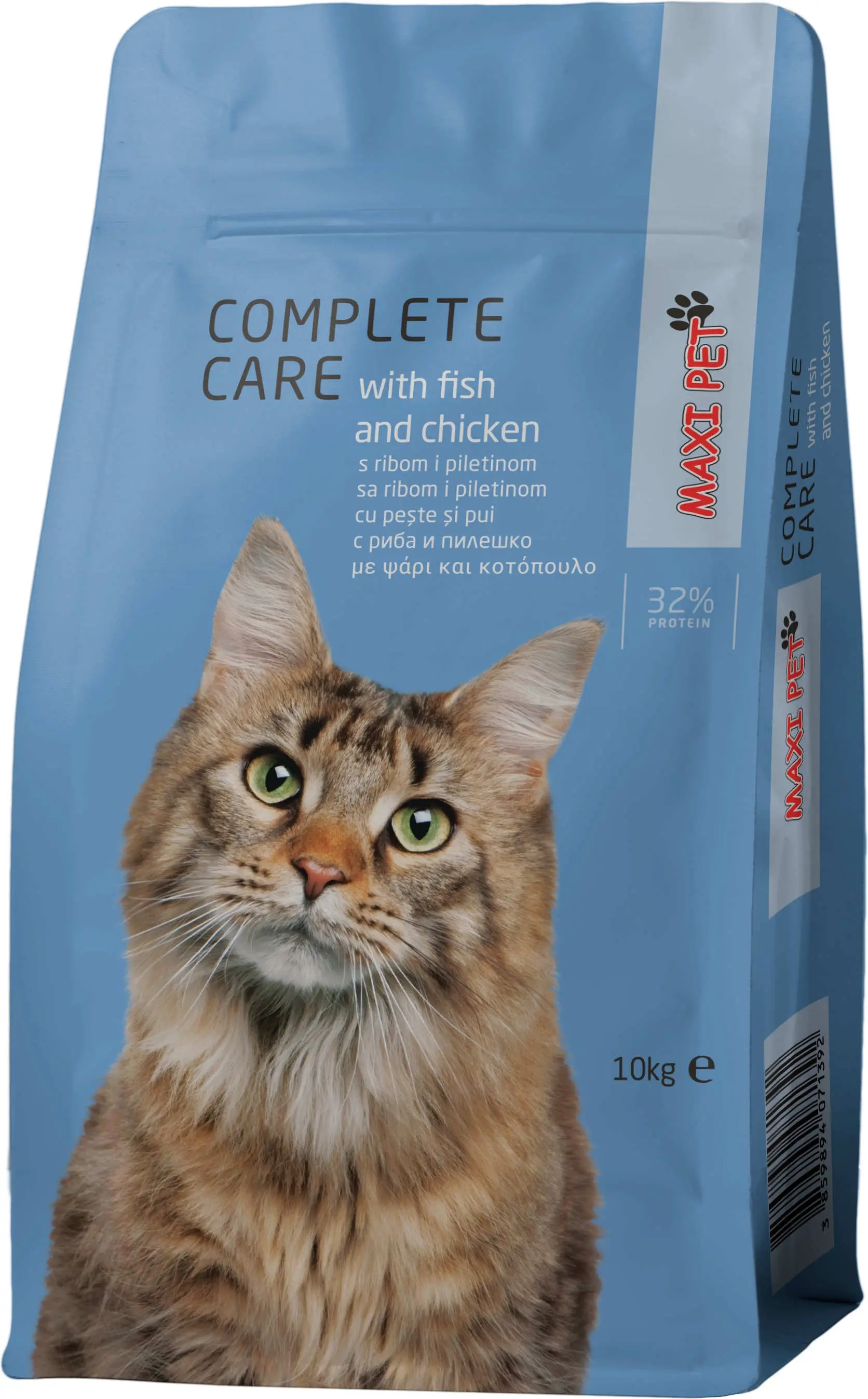 MAXI PET Complete Care Peste si Pui, hrana pentru pisici adulte 10kg