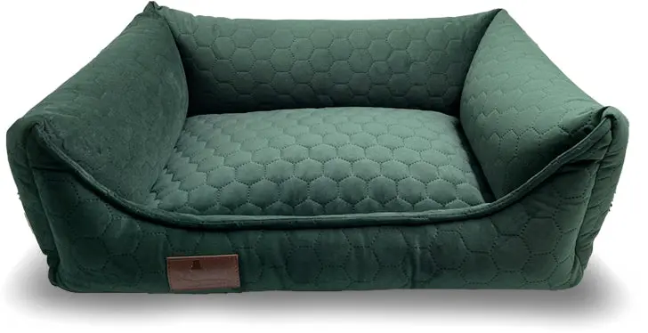 MEDUZA Pat pentru caini RIVIERA Verde inchis