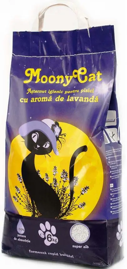MOONY CAT Nisip igienic pentru pisici, aroma Lavanda 6kg