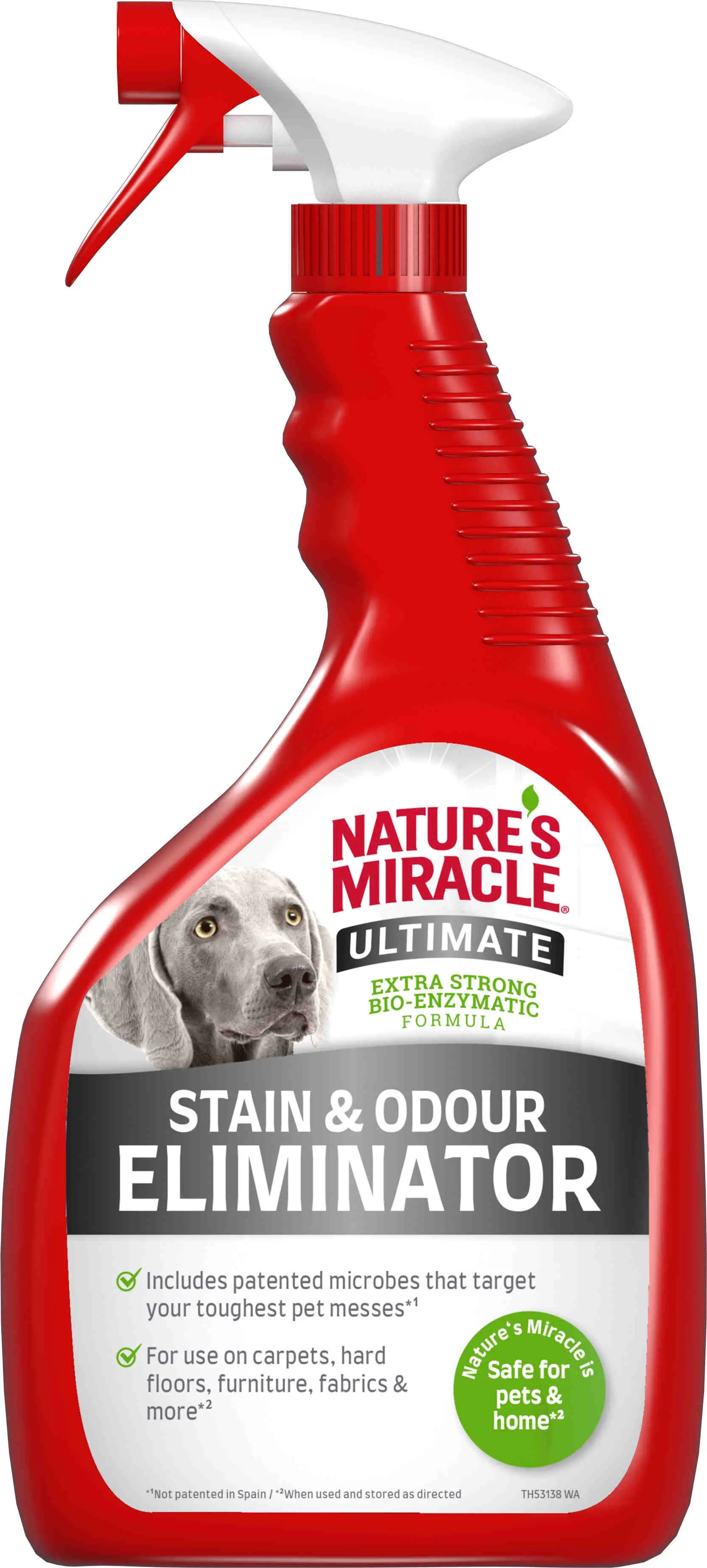 NATURE'S MIRACLE ULT Caini, solutie pentru pete si mirosuri neplacute 946ml