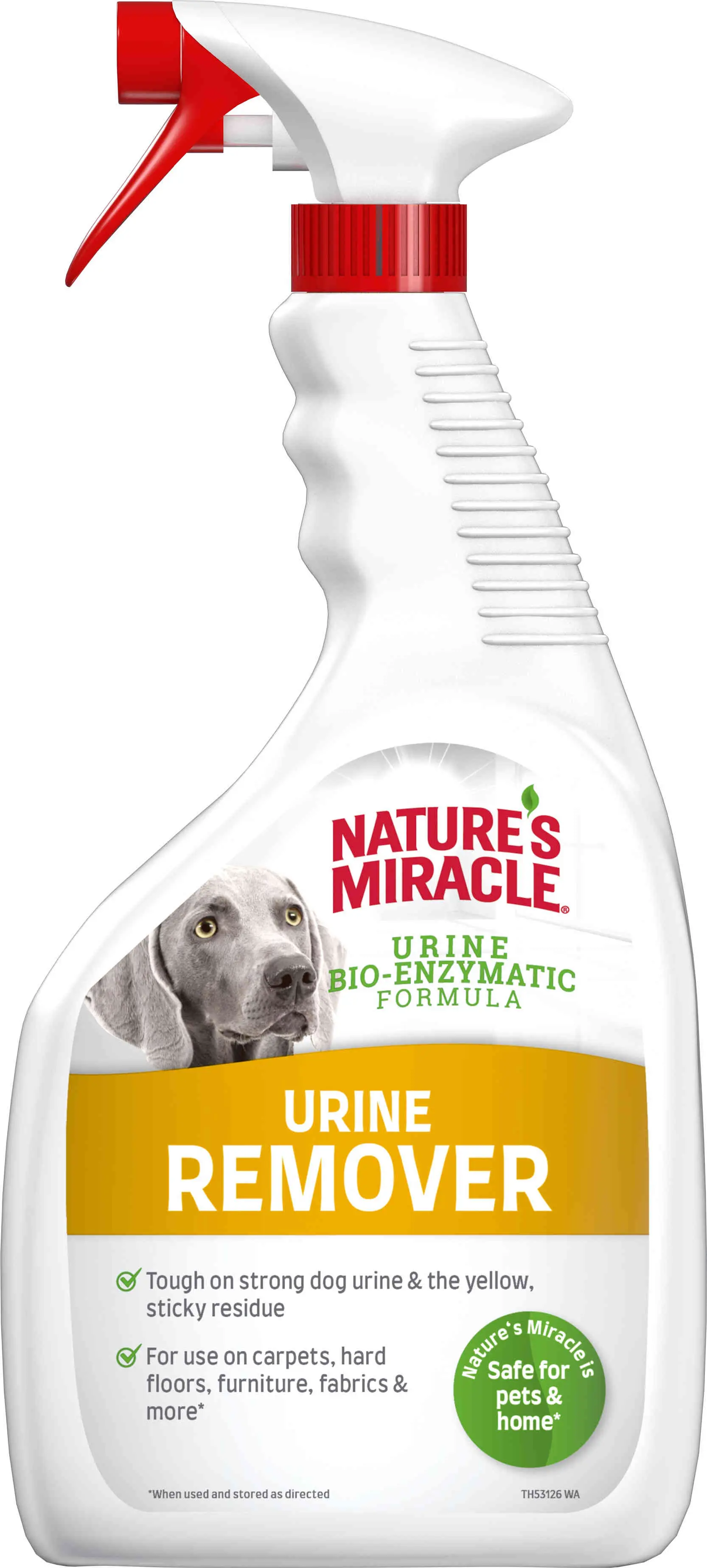 NATURE'S MIRACLE Urine Caini solutie pentru pete si mirosuri neplacute 946ml