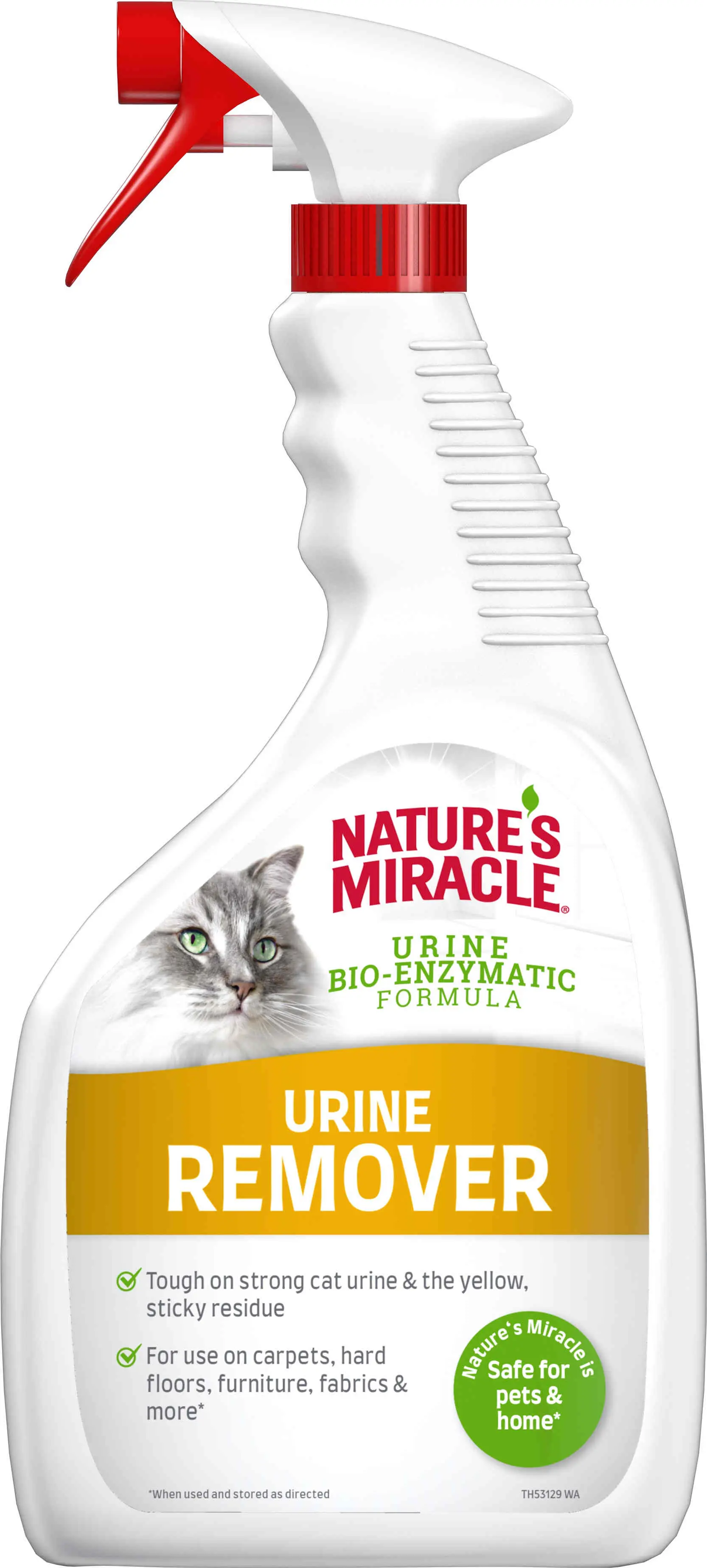 NATURE'S MIRACLE Urine Pisici solutie pentru pete si mirosuri neplacute 946mll