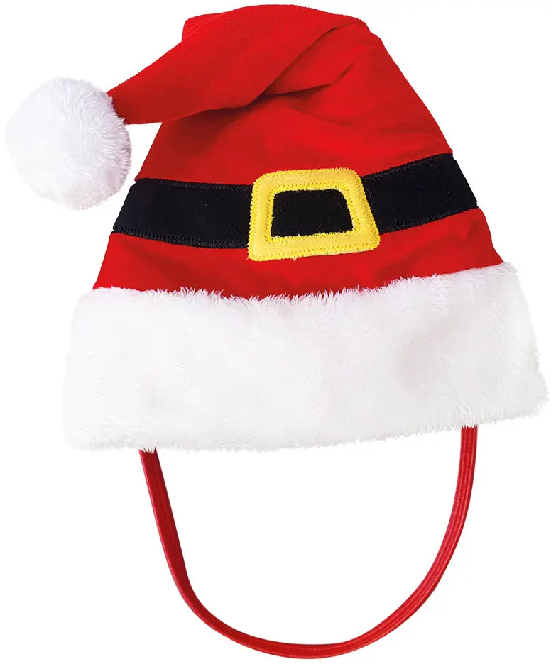 NOBBY Caciulita pentru caini Mos Craciun, din plus, ed. Craciun, 38 cm