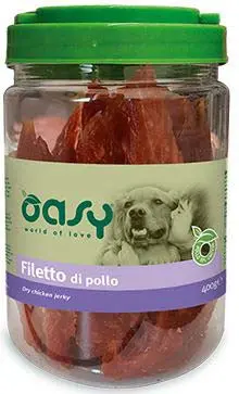 OASY Delicatese pentru caini, File de pui 400g