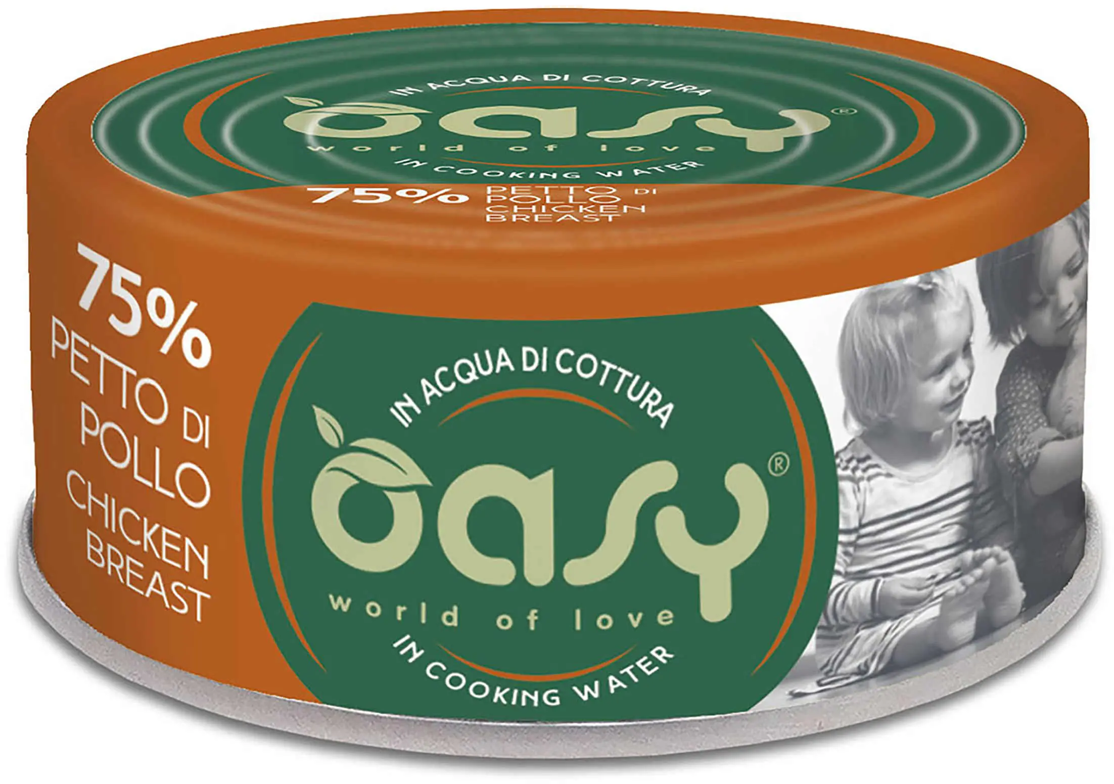 OASY More Love Conserva pentru pisici, cu piept de Pui 70g