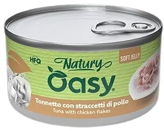 OASY Natury Conserva pentru pisici, cu Ton si File de Pui, in jeleu 150g