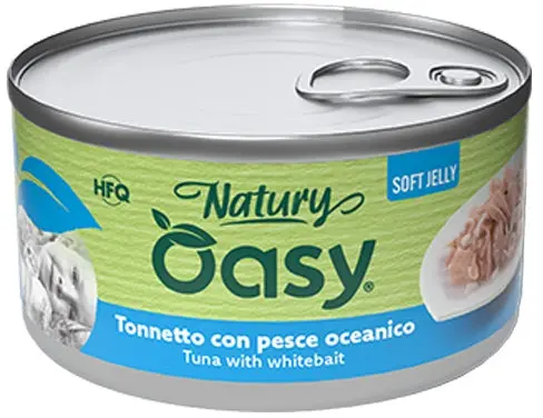 OASY Natury Conserva pentru pisici, cu Ton si Peste Oceanic, in jeleu 150g
