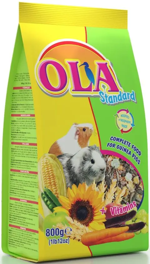 OLA Standard + Vitamins Hrana completa pt Porcusori de Guineea 800g