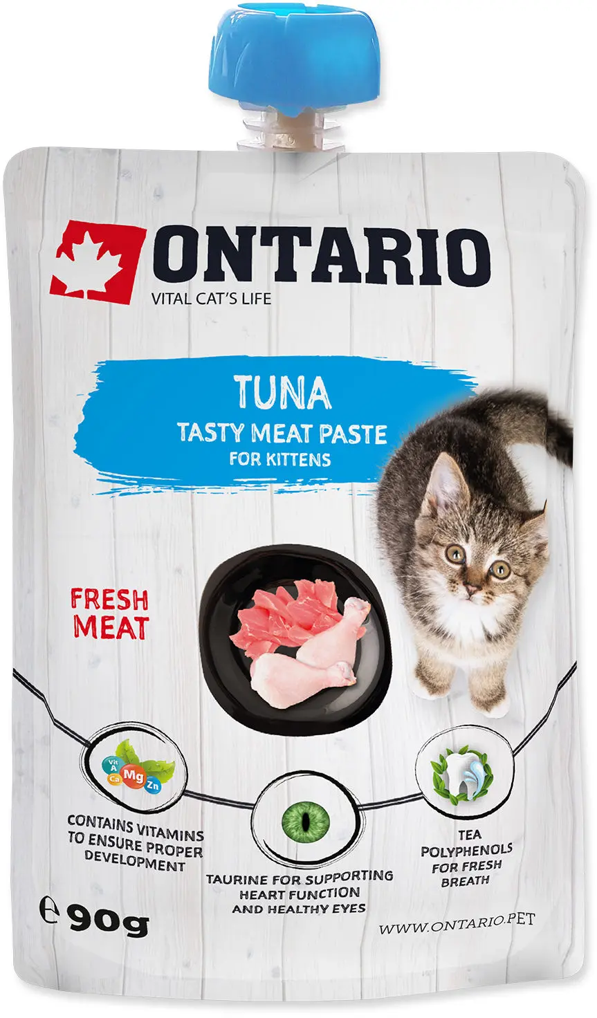 ONTARIO KITTEN Pasta pentru pisicute, carne proaspata de Ton 90g