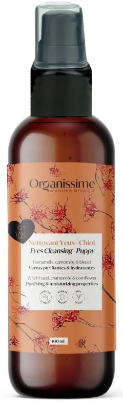 ORGANISSIME BIO Gel de curatare a ochilor, pentru catei 100 ml