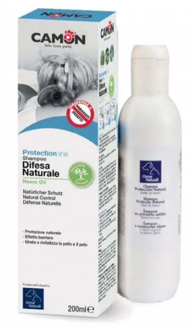 ORME NATURALI Sampon cu ulei de Neem, arbore de ceai si argila verde 200ml