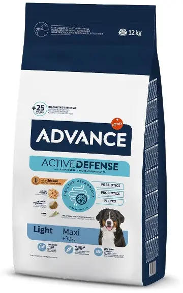 ADVANCE Maxi LIGHT, Pui si orez 12kg