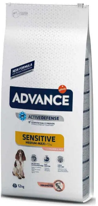 ADVANCE Sensitive, Somon si orez, 12kg