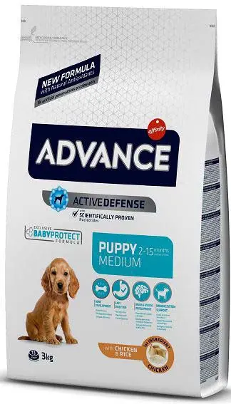 ADVANCE PUPPY Medium, Pui si orez