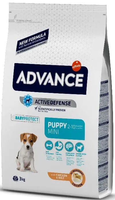 ADVANCE PUPPY Mini, Pui si orez, 3kg