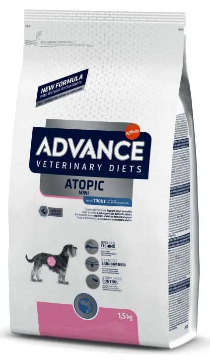 ADVANCE VD Atopic Mini, pt caini cu dermatita atopica, 1,5kg