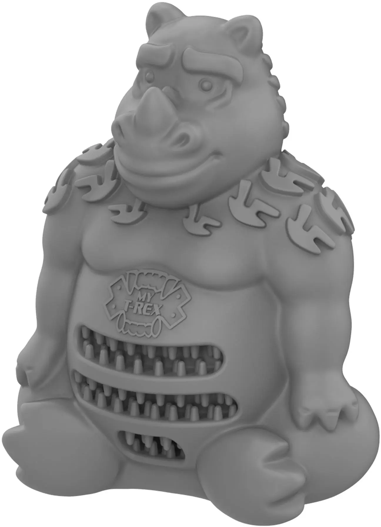 ALL FOR PAWS Jucarie pentru caini My T-Rex de ros pentru dentitie, Rinocer