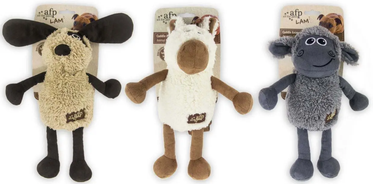 ALL FOR PAWS LAMB Jucarie pt caini Cuddle Jumbo Animal, 28x27x8cm