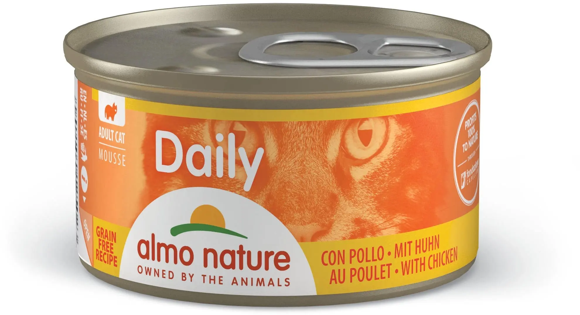 ALMO NATURE DAILY Mousse Conserva pentru pisici, cu pui 85g