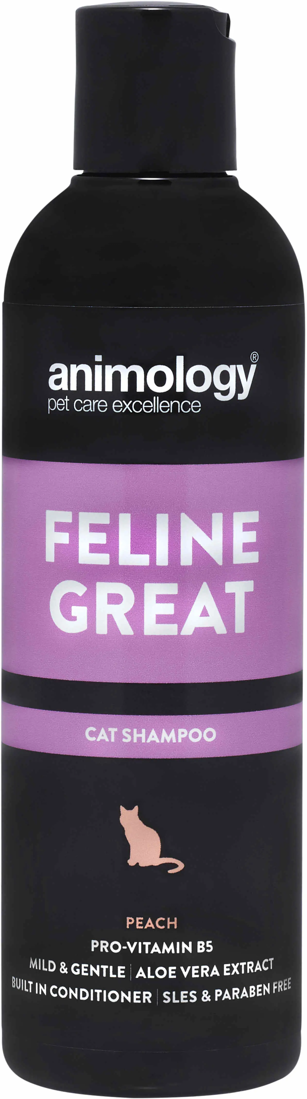 ANIMOLOGY Sampon pentru pisici Feline Great, Piersica 250ml