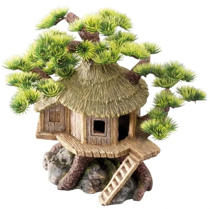 AQUA D'ELLA Decoratiune pentru acvarii Casa Bonsai 20x15,5x20cm
