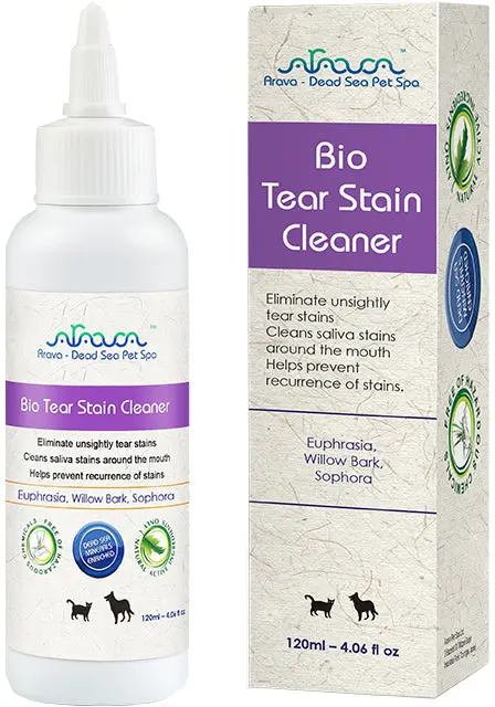 ARAVA Tear Stain Cleaner, indepartare pete lacrimi, caini si pisici 120ml