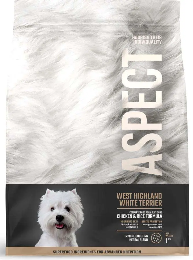 ASPECT West Highland Terrier, hrana completa pt. caini adulti, Pui si Orez 2,5kg