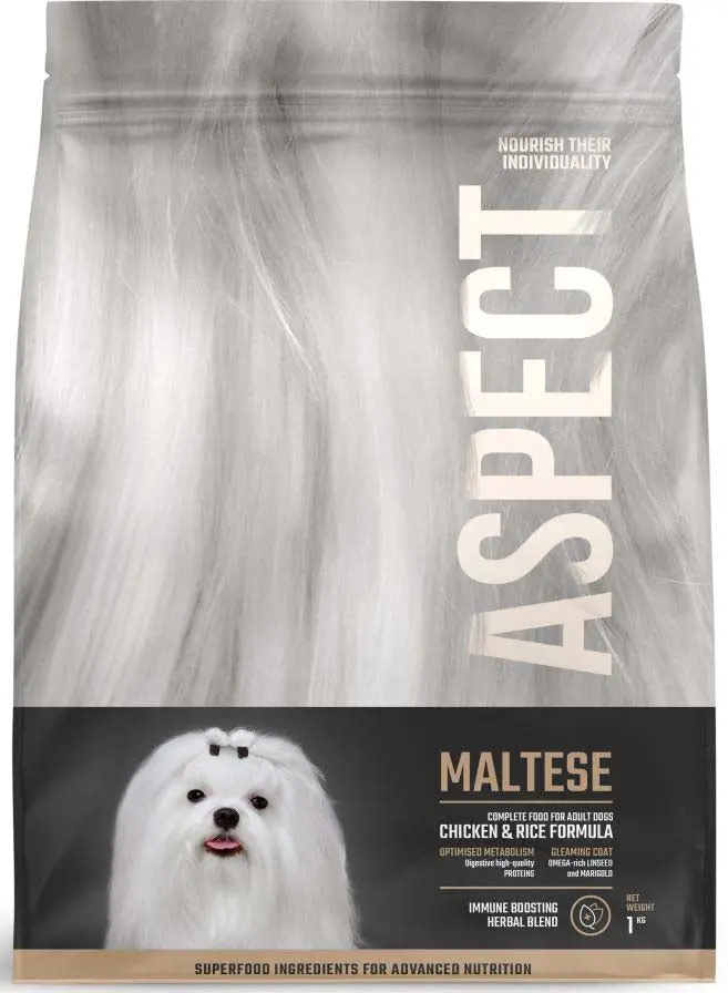 ASPECT Maltese, hrana completa pentru caini adulti, Pui si Orez 1kg