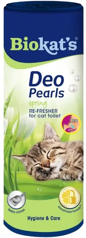 BIOKAT'S Deo Perls Spring, perle parfumate pentru litiera 700g
