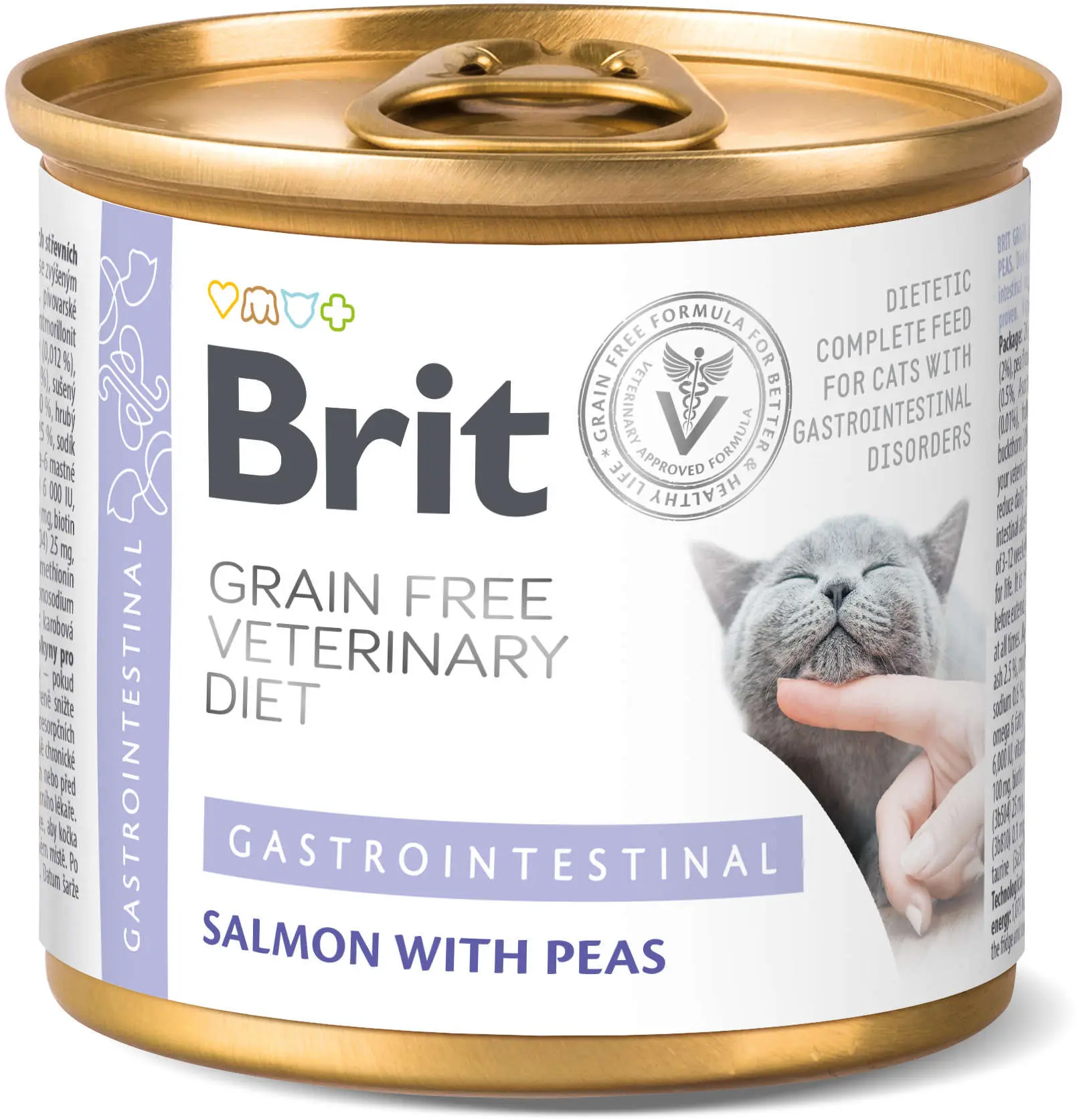 BRIT VD Gastrointestinal Conserva pt. pisici, tulburari gastrointestinale 200g