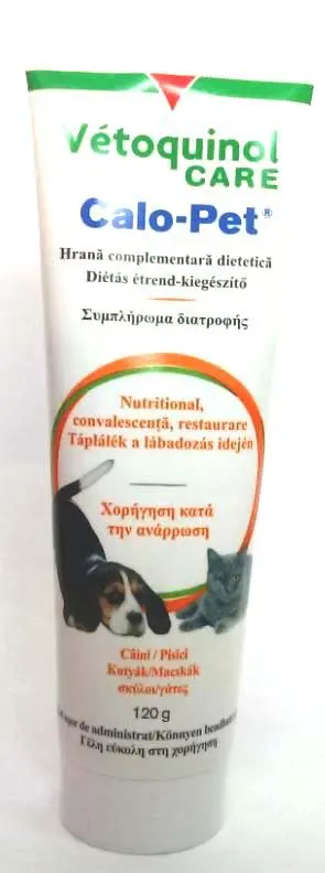 CALO-PET (Vetoquinol) Pasta supliment alimentar nutritiv si caloric 120g