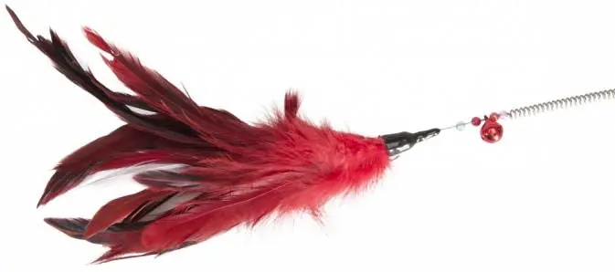 CAMON Jucarie pentru pisici Undita cu Arc si Pene 46cm