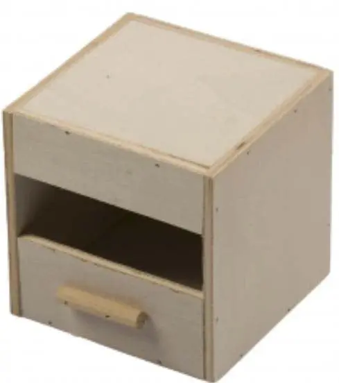 DUVO+ Cuib pentru pasari Exotiques 12,5x12x12,5cm