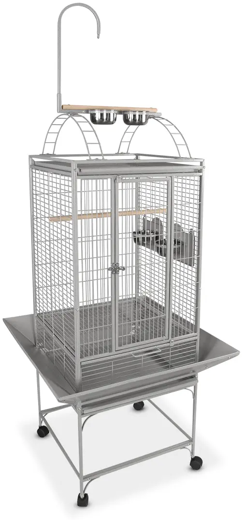 DUVO Voliera pentru papagali Loft Coco, grosime 2,5mm, 50x50x154cm