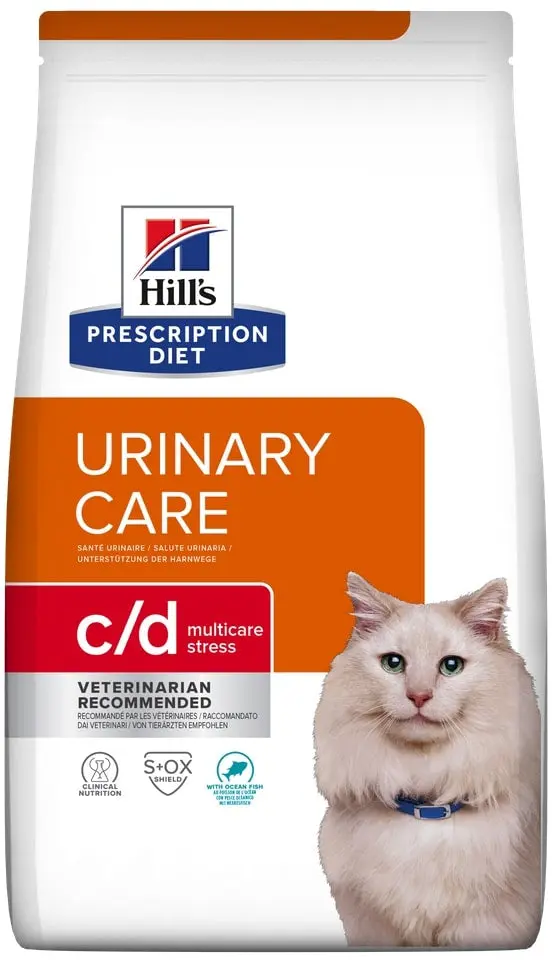 HILL's PD FELINE C/D Stress Hrana uscata recurenta struvitilor, Peste 1,5kg