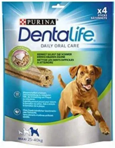 DENTALIFE Recompense pentru caini de talie mare, 4 batoane, 142g