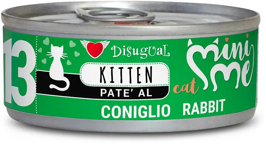 DISUGUAL MINI ME Conserva pentru KITTEN, pate cu iepure 85g