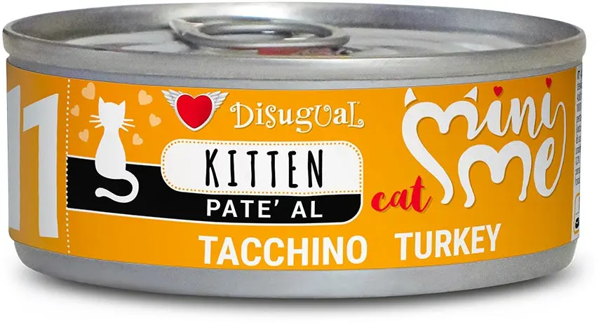 DISUGUAL MINI ME Conserva pentru KITTEN, pate curcan 85g