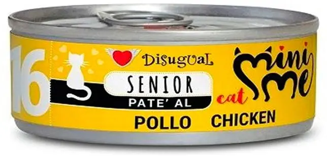 DISUGUAL MINI ME Conserva pentru pisici, SENIOR, pate pui 85g