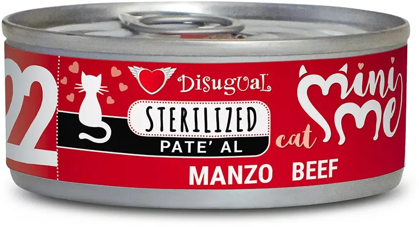DISUGUAL MINI ME Conserva pentru pisici sterilizate, pate cu vita 85g