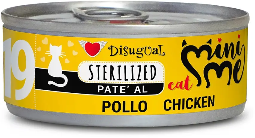 DISUGUAL MINI ME Conserva pentru pisici sterilizate, pate cu pui 85g