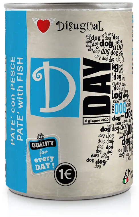 DISUGUAL D-Day Dog, pate de peste 400g