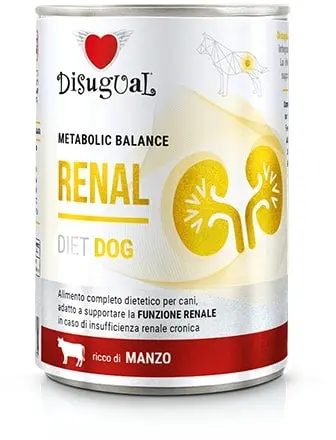 DISUGUAL Renal conserva pentru caini, cu carne de vita 400g