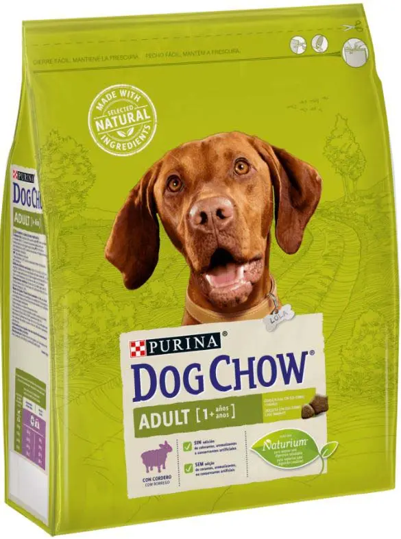 DOG CHOW Hrana uscata pentru caini Adult, cu Miel si Orez