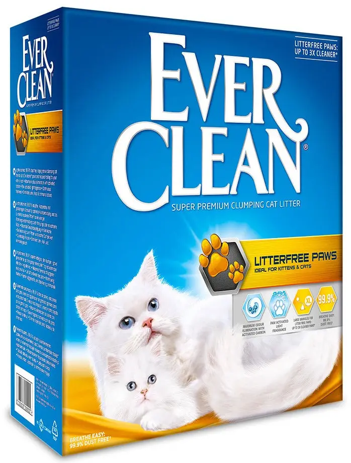 EVER CLEAN Litterfree Paws Nisip pentru pisici