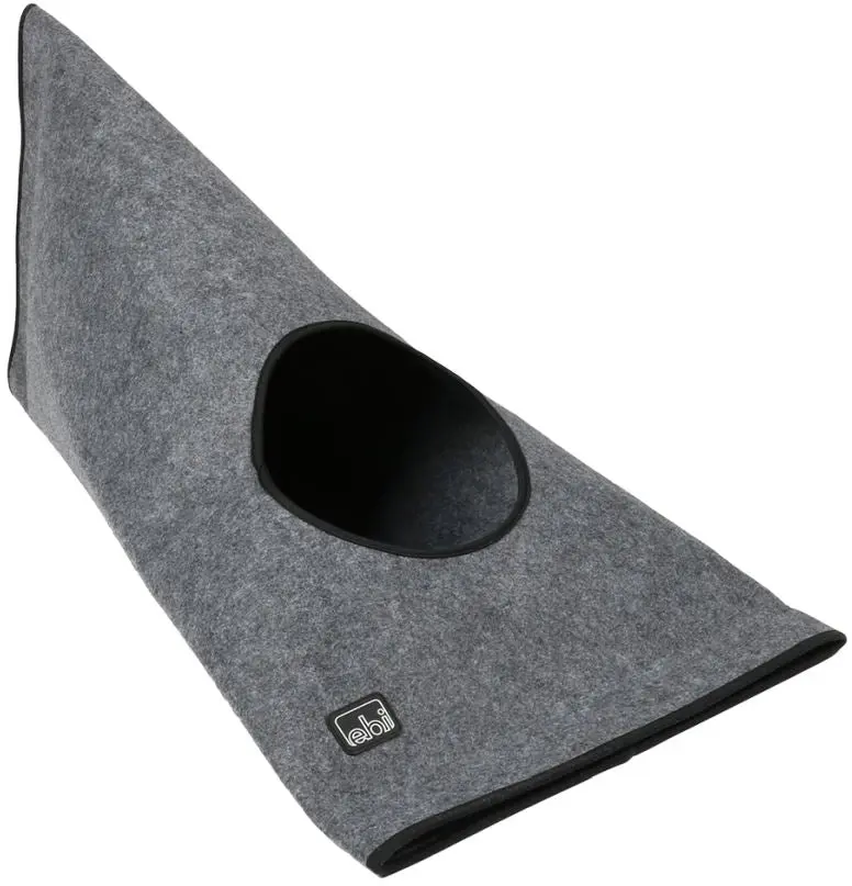 EBI Casuta si suport pentru ascutit ghearele, DUKE, Gri antracit, 80x38x38cm