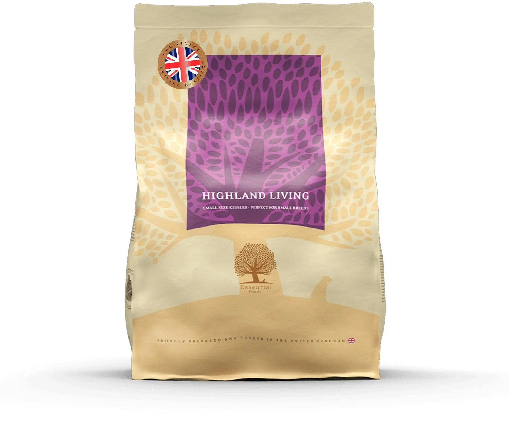 ESSENTIAL HIGHLAND LIVING Hrana uscata pentru caini de talie mica 2,5kg